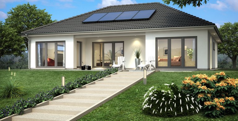 Bungalow Sh 146 B Von Scanhaus Marlow Gmbh Hausbaubuch Info Fertighauser Und Massivhauser Baupartner Haus Hersteller Ratgeber Informationen Zum Hausbau
